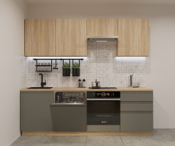 Дуб сонома Обсидиан Лайн - 40 (2400 мм)