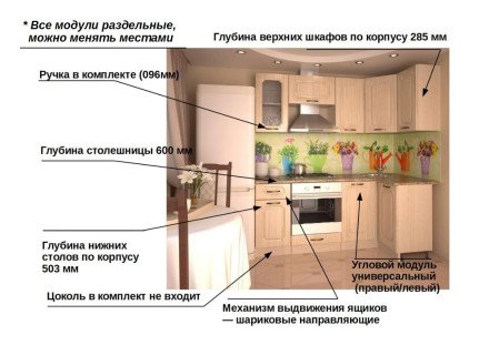 Грецкий орех арт. 12а правый - 2000х1100
